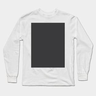 Pretty Simple Solid Dark Grey Long Sleeve T-Shirt